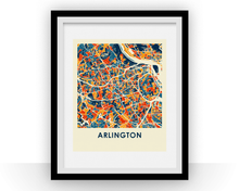 Load image into Gallery viewer, Arlington VA Map Print - Full Color Map Poster
