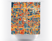 Load image into Gallery viewer, Arlington Map Shower Curtain - usa Shower Curtain - Chroma Series
