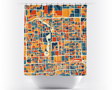 Load image into Gallery viewer, Beijing Map Shower Curtain - china Shower Curtain - Chroma Series

