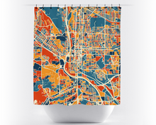 Load image into Gallery viewer, Colorado Springs Map Shower Curtain - usa Shower Curtain - Chroma Series
