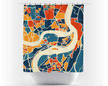 Load image into Gallery viewer, Chongqing Map Shower Curtain - china Shower Curtain - Chroma Series
