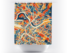 Load image into Gallery viewer, Dresden Map Shower Curtain - germany Shower Curtain - Chroma Series

