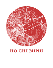 Charger l&#39;image dans la galerie, Affiche cartographique de Ho Chi Minh - Style OMap
