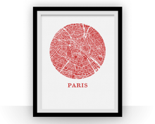 Charger l&#39;image dans la galerie, Paris Map Print - City Map Poster
