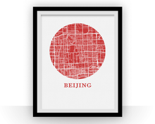 Load image into Gallery viewer, Beijing Map Print - City Map Poster
