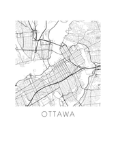 Load image into Gallery viewer, Ottawa Map Print
