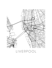 Load image into Gallery viewer, Liverpool Map Print
