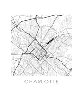 Load image into Gallery viewer, Charlotte Map Print
