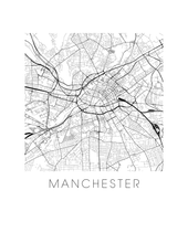 Load image into Gallery viewer, Manchester Map Print
