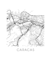Load image into Gallery viewer, Caracas Map Print
