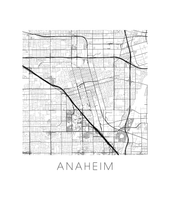 Load image into Gallery viewer, Anaheim Map Print
