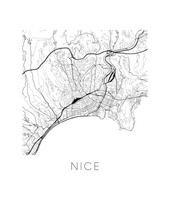 Load image into Gallery viewer, Nice Map Print

