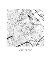 Load image into Gallery viewer, Vienna Map Print
