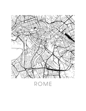 Load image into Gallery viewer, Rome Map Print

