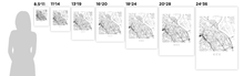 Load image into Gallery viewer, Kiev Map Black and White Print - ukraine Black and White Map Print
