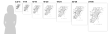 Load image into Gallery viewer, St Johns Map Black and White Print - nl Black and White Map Print
