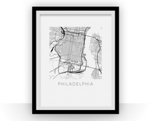 Load image into Gallery viewer, Philadelphia Map Print
