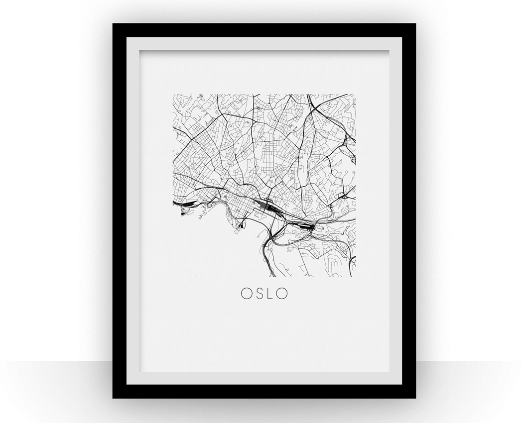 Oslo Map Print