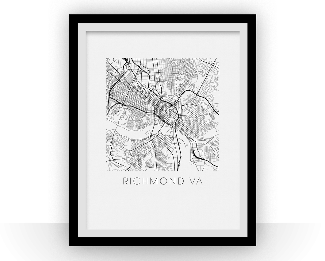 Richmond Map Print