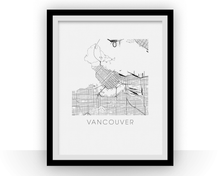 Load image into Gallery viewer, Vancouver Map Print
