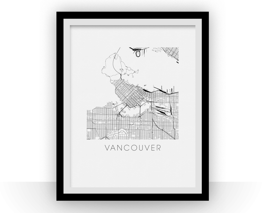 Vancouver Map Print