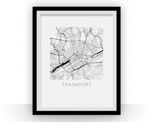 Load image into Gallery viewer, Frankfurt Map Print
