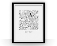 Load image into Gallery viewer, Toulouse Map Print
