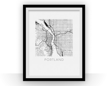 Load image into Gallery viewer, Portland Map Print

