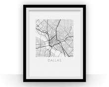 Load image into Gallery viewer, Dallas Map Print
