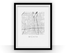 Load image into Gallery viewer, Wichita Map Print
