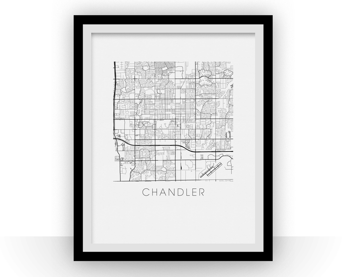 Chandler Map Print