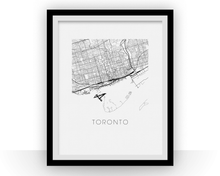 Load image into Gallery viewer, Toronto Map Print
