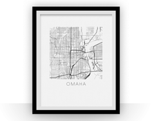 Charger l&#39;image dans la galerie, Omaha Map Print

