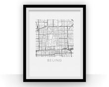 Load image into Gallery viewer, Beijing Map Print
