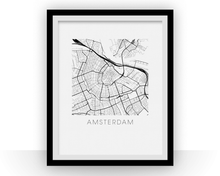 Load image into Gallery viewer, Amsterdam Map Print
