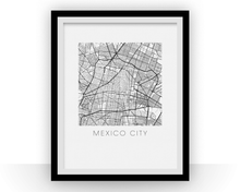 Charger l&#39;image dans la galerie, Mexico City Map Print
