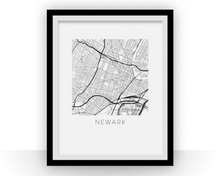 Load image into Gallery viewer, Newark Map Print
