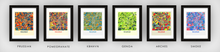 Load image into Gallery viewer, Raleigh Map Print - Full Color Map Poster
