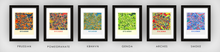Load image into Gallery viewer, Kitchener Ontario Map Print - Full Color Map Poster
