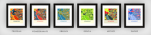 Load image into Gallery viewer, Lethbridge Alberta Map Print - Full Color Map Poster

