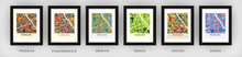 Load image into Gallery viewer, Warsaw Map Print - Full Color Map Poster
