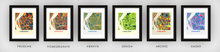 Load image into Gallery viewer, Longueuil Quebec Map Print - Full Color Map Poster
