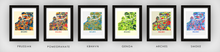 Load image into Gallery viewer, Malmo Map Print - Full Color Map Poster
