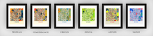 Load image into Gallery viewer, Kyoto Map Print - Full Color Map Poster
