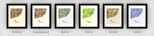 Load image into Gallery viewer, Lisbon Map Print - Full Color Map Poster
