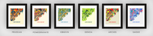 Load image into Gallery viewer, Larchmont NY Map Print - Full Color Map Poster
