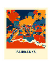 Load image into Gallery viewer, Fairbank Map Print - Full Color Map Poster
