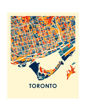 Load image into Gallery viewer, Toronto Map Print - Full Color Map Poster

