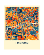Load image into Gallery viewer, London Ontario Map Print - Full Color Map Poster
