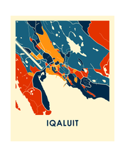 Load image into Gallery viewer, Iqaluit Map Print - Full Color Map Poster

